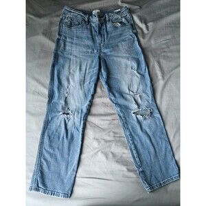 Studio Blue Jeans Women's 29 Blue Light Wash Skinny Jeans Distressed